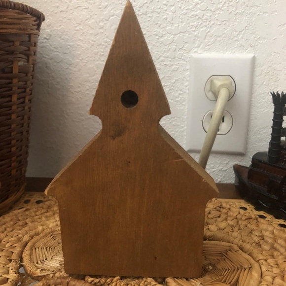 Primitive Wooden Church Wall Sitter/Plaque Vintage - Picture 6 of 11